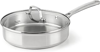 3 Quart Stainless Steel Saute Pan