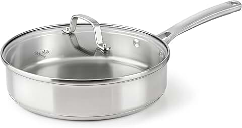 3 Quart Stainless Steel Saute Pan