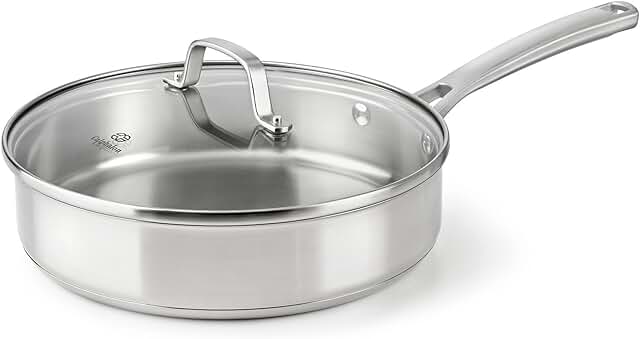 3 Quart Stainless Steel Saute Pan