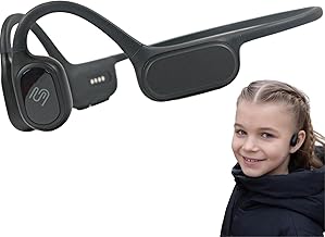 Kids open-ear wireless waterproof bone conduction headphones with 32GB MP3 storage