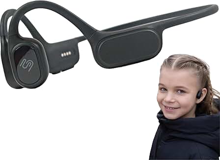 Kids open-ear wireless waterproof bone conduction headphones with 32GB MP3 storage