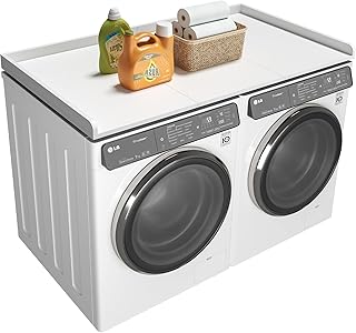 Over Washer and Dryer Countertop for Laundry Storage