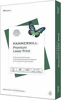 Premium 11x17 Laser Printer Paper, 32 lb, 500 Sheets