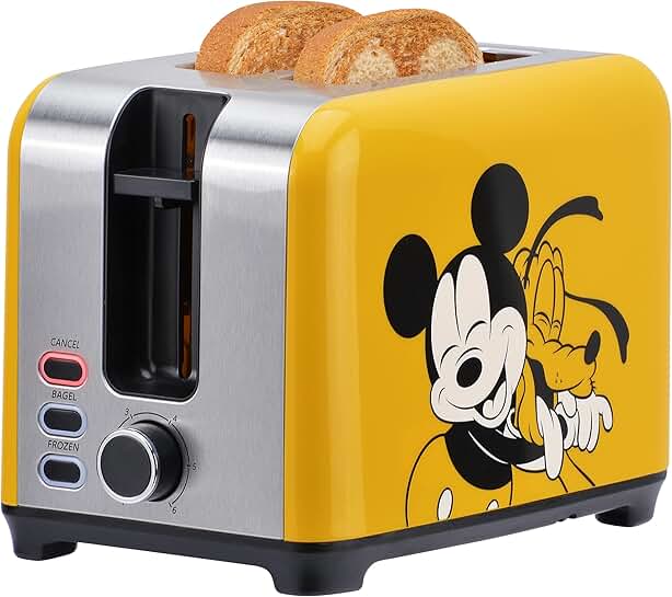 2-Slice Toaster with Wide Slots and Crumb Tray