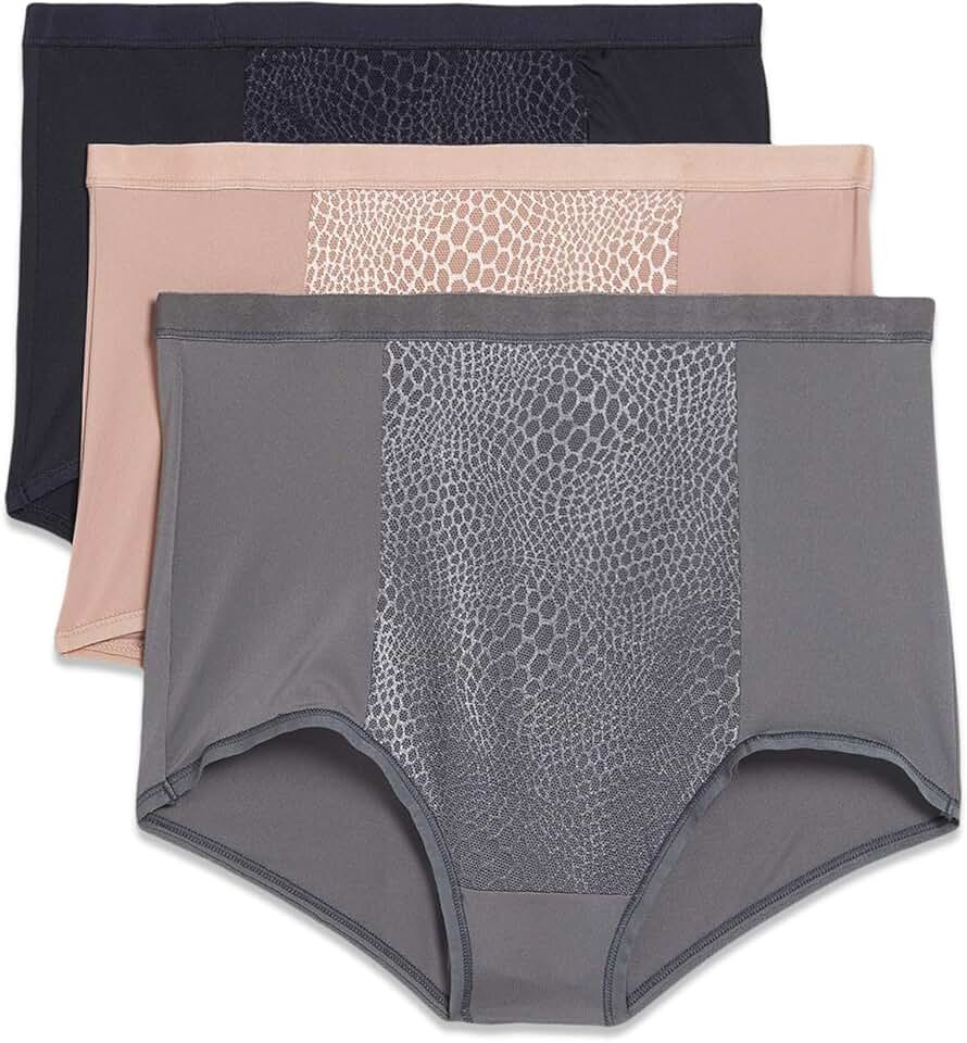 Women's Tummy-Smoothing Microfiber Briefs, 3-Pack