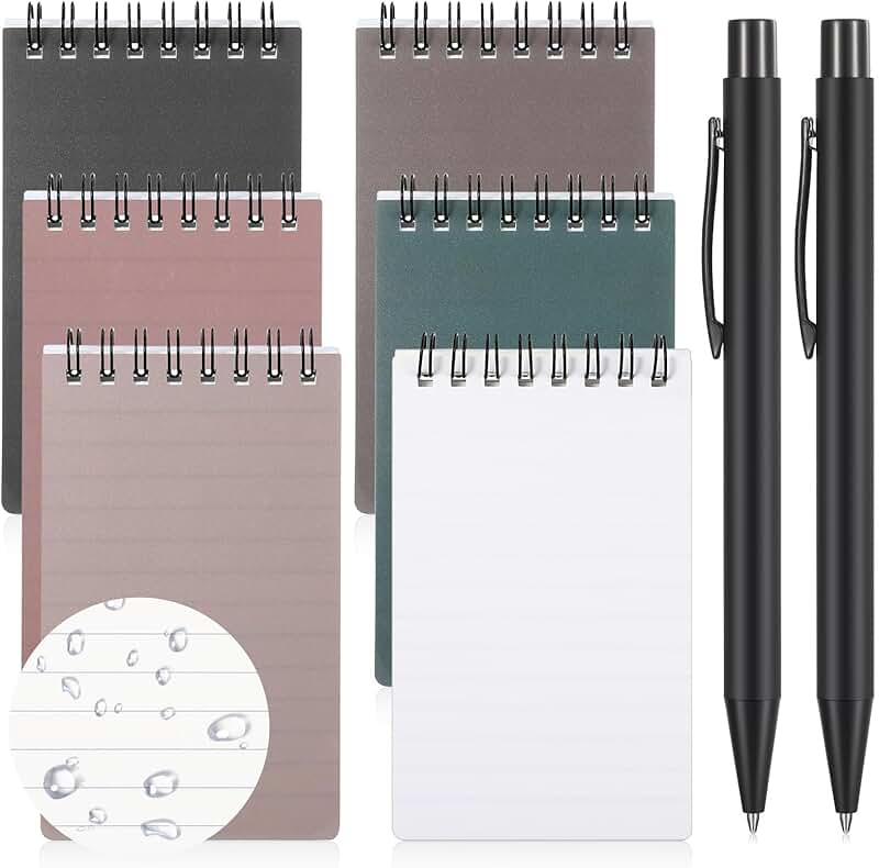 Waterproof Notebook and Pen Set for Outdoor Use