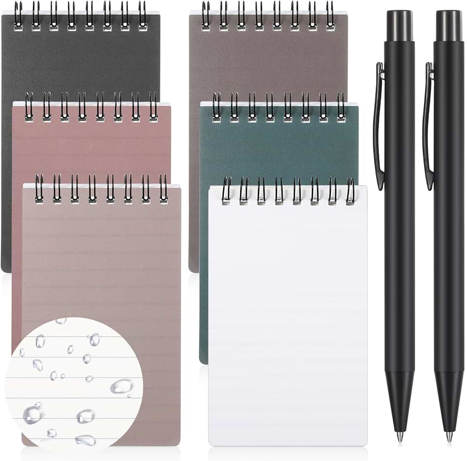 Waterproof Notebook and Pen Set for Outdoor Use