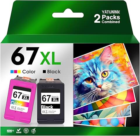 67XL Ink Cartridge Set for Office Printers