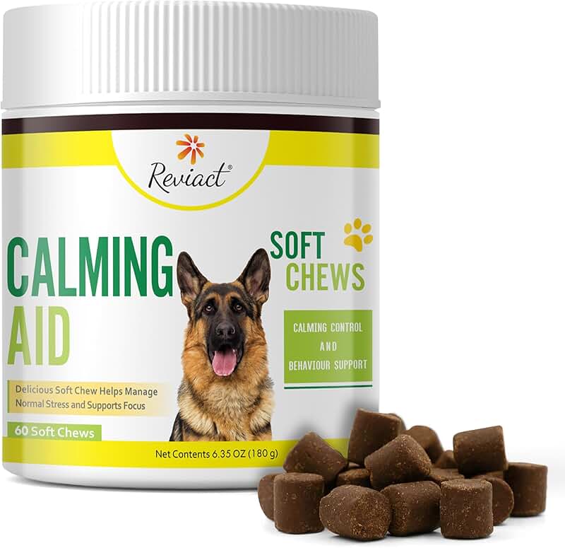 Calming Chews for Dogs, 60 Count, Anxiety Relief