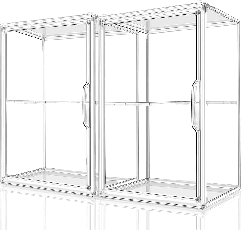 Two-Piece Large Clear Makeup Storage Organizer