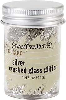 Silver Glass Glitter, 1.43 Ounces