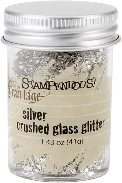 Silver Glass Glitter, 1.43 Ounces