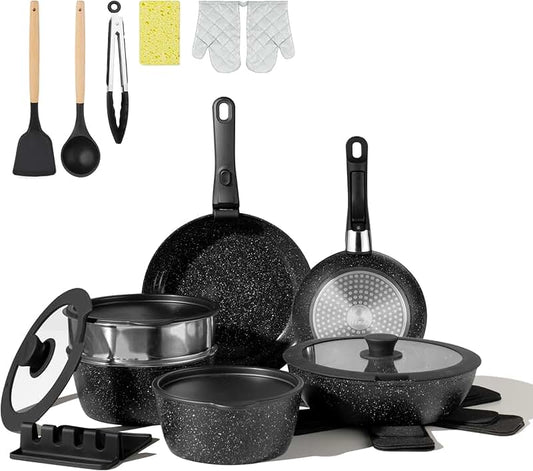 11-Piece Silicone Kitchen Utensil Set for Cooking and Baking