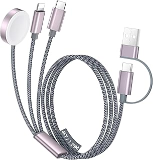 Multi-Device Travel Charging Cable, 4-12FT