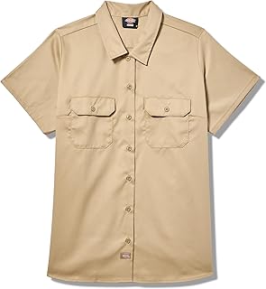 Women's Short Sleeve Work Shirt Plus