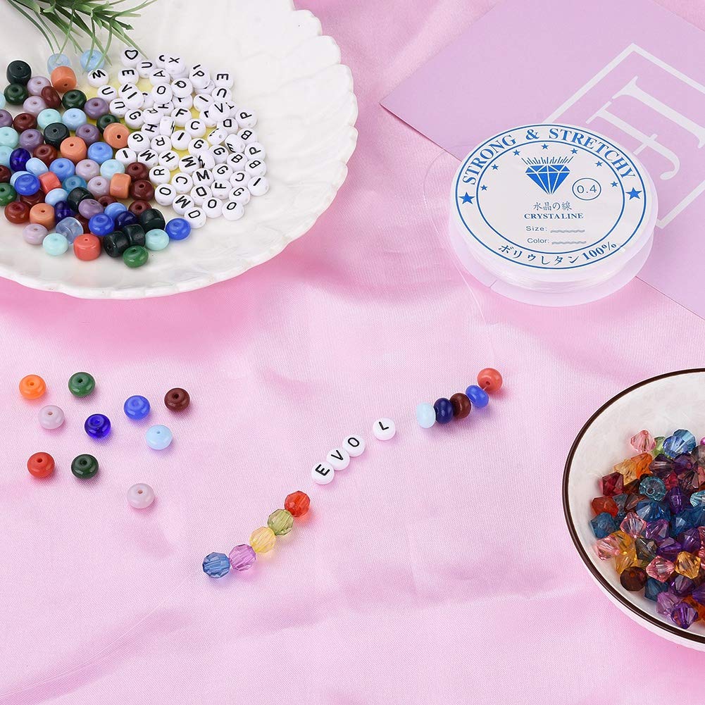 Clear Elastic String Cord for Jewelry Making 10 Rolls