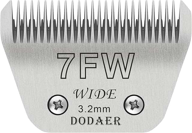 Detachable Dog Grooming Blade Size 7FW, 1/8" Cut