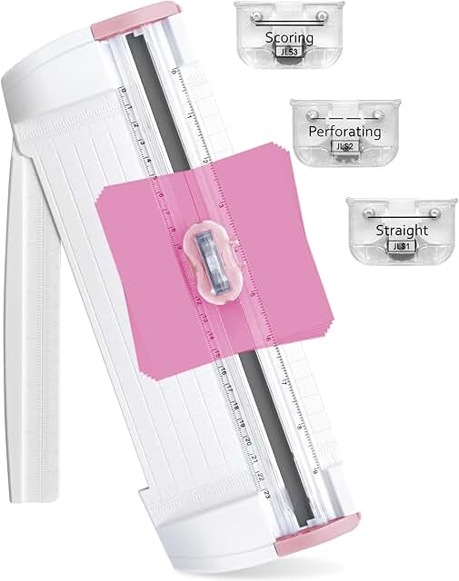3-in-1 Paper Trimmer with Blades, 9" A5 Cutter