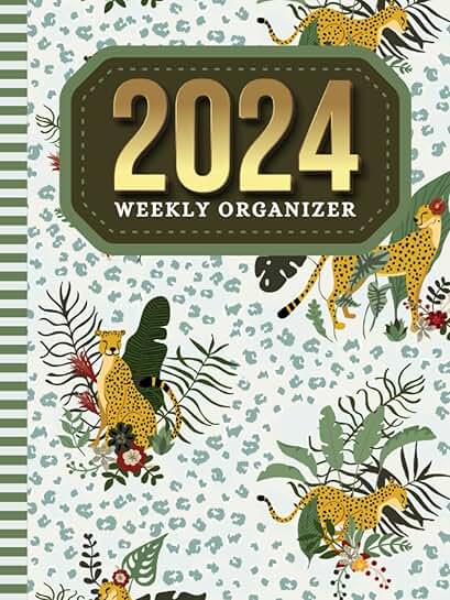 2024 Weekly Organizer with Notes and Habit Tracker