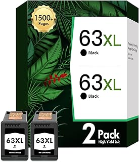 Black Ink Cartridge Pack for HP Printers