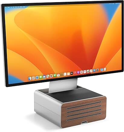 Adjustable Monitor Stand with Storage