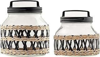 Set of 2 Strawberry Street Collin Canisters