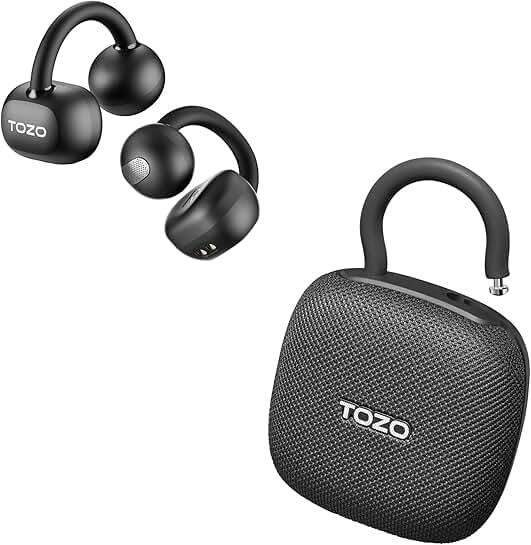 Open Ear Headphones and Portable Bluetooth Speakers