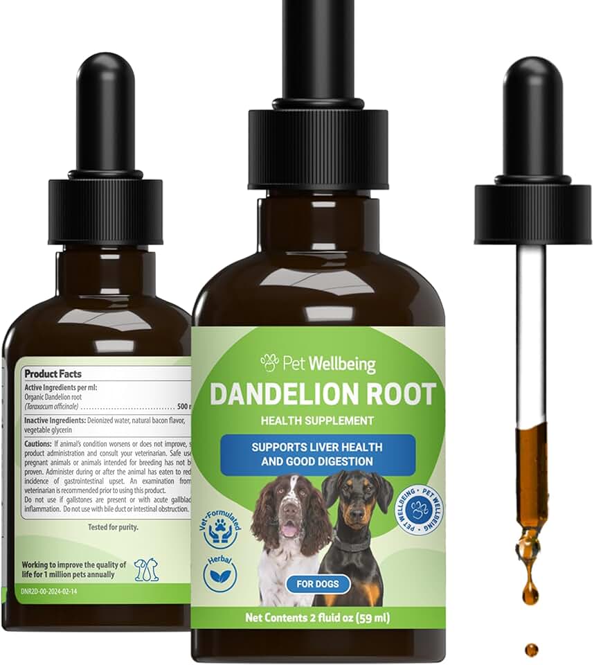 Dandelion Root for Dogs' Liver, Heart, Digestion