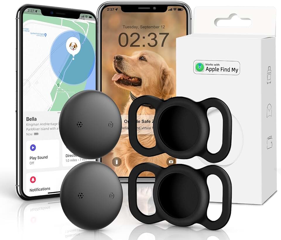 GPS Tracker for Pets and Items, No Monthly Fee