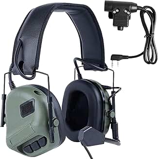Tactical Headset with Mic for Walkie Talkie