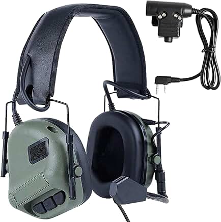 Tactical Headset with Mic for Walkie Talkie