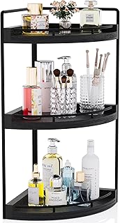 3-Tier Bathroom Counter Organizer in Black
