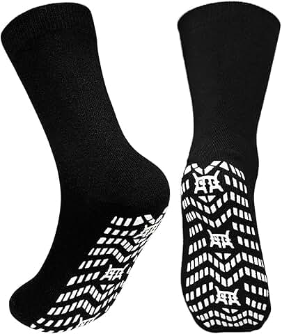 Non-slip grip socks for men and women