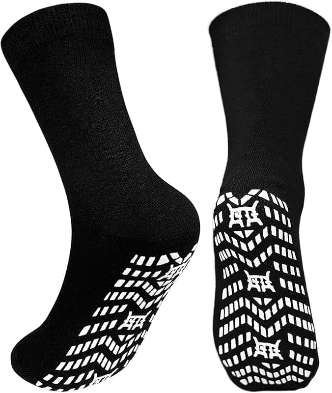 Non-slip grip socks for men and women