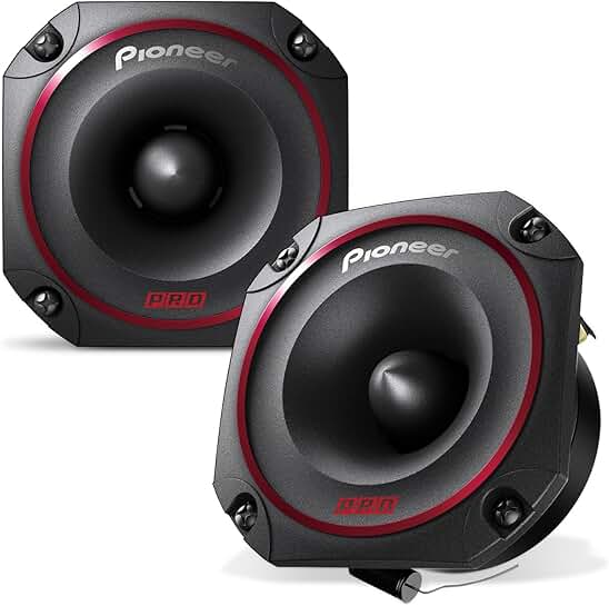 Pair of 3.5-inch bullet-style tweeters, 250W max