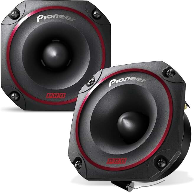 Pair of 3.5-inch bullet-style tweeters, 250W max