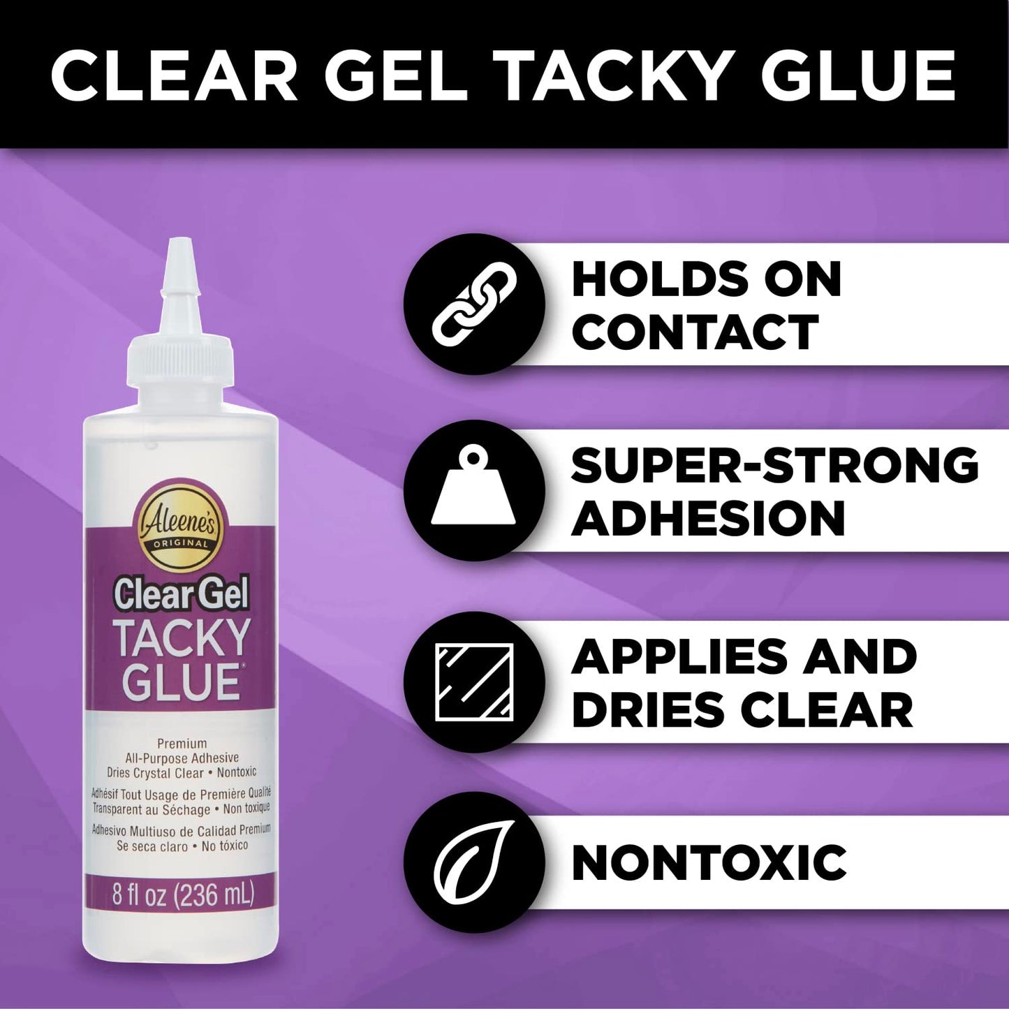 8-Ounce Clear Gel Adhesive