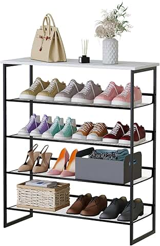 Multi-Purpose 5-Tier Adjustable Shoe and Plant Organizer