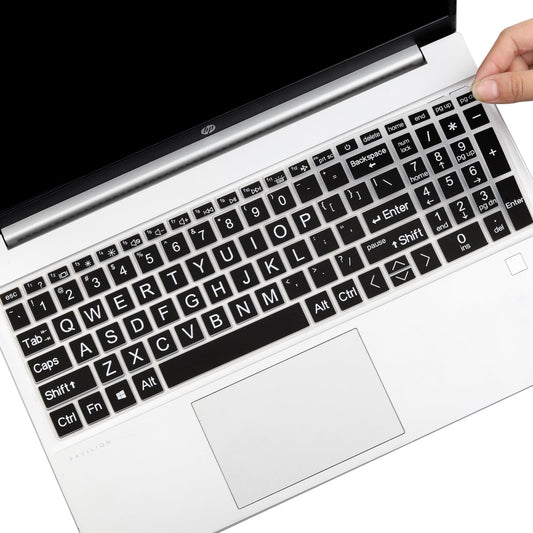 Large Print Keyboard Cover for 17.3-Inch Laptop