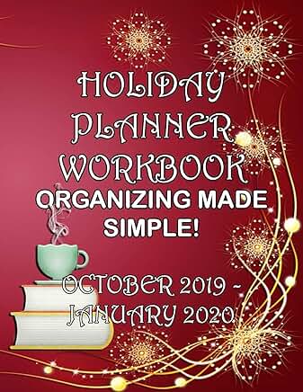 Holiday Planning Workbook from October 2019 to January 2020