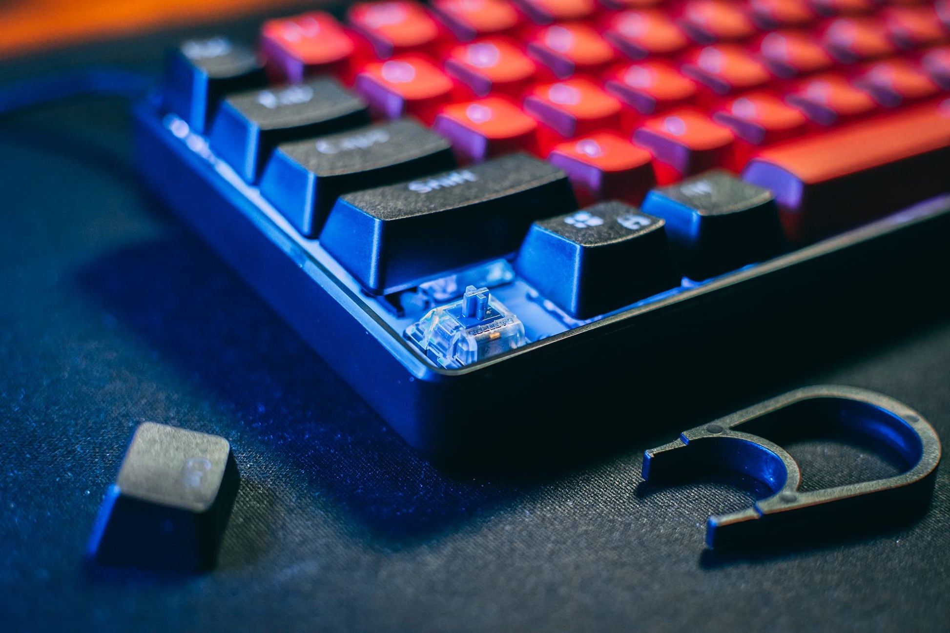 Pro 60 - BRED Edition 60% Mechanical Keyboard RGB Gaming Keyboard (Silver Speed Switches)