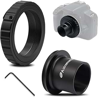 T2 T-Ring and T-Mount Adapter for Telescope Cameras