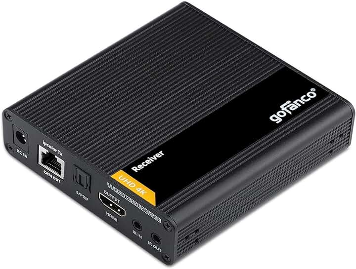 4K HDMI 2.0 Receiver Box for Ethernet Cable