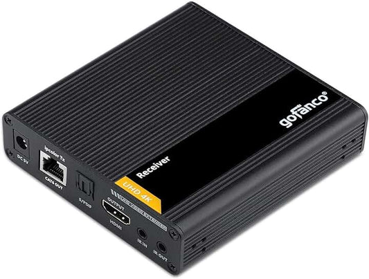 4K HDMI 2.0 Receiver Box for Ethernet Cable