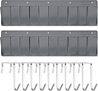 2-Piece RV Shoe Storage Pockets with Hooks
