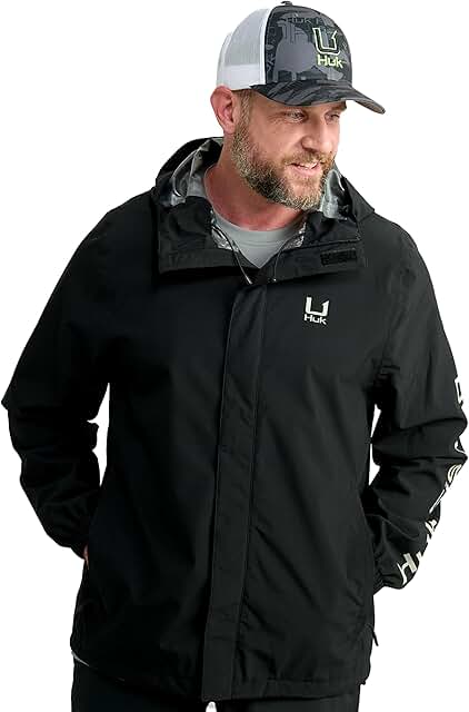 Men's Heavy Duty Rain Jacket for Fishing
