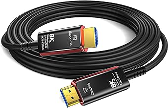 50Ft CL3 Rated 8K HDMI Fiber Optic Cable