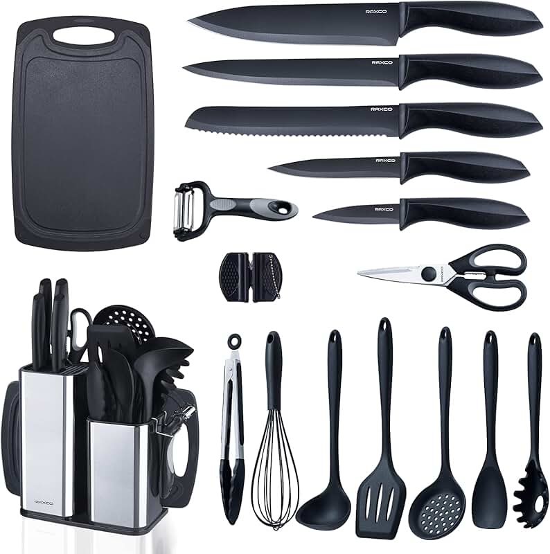 5-Piece Silicone Kitchen Utensil Set for Cooking and Baking