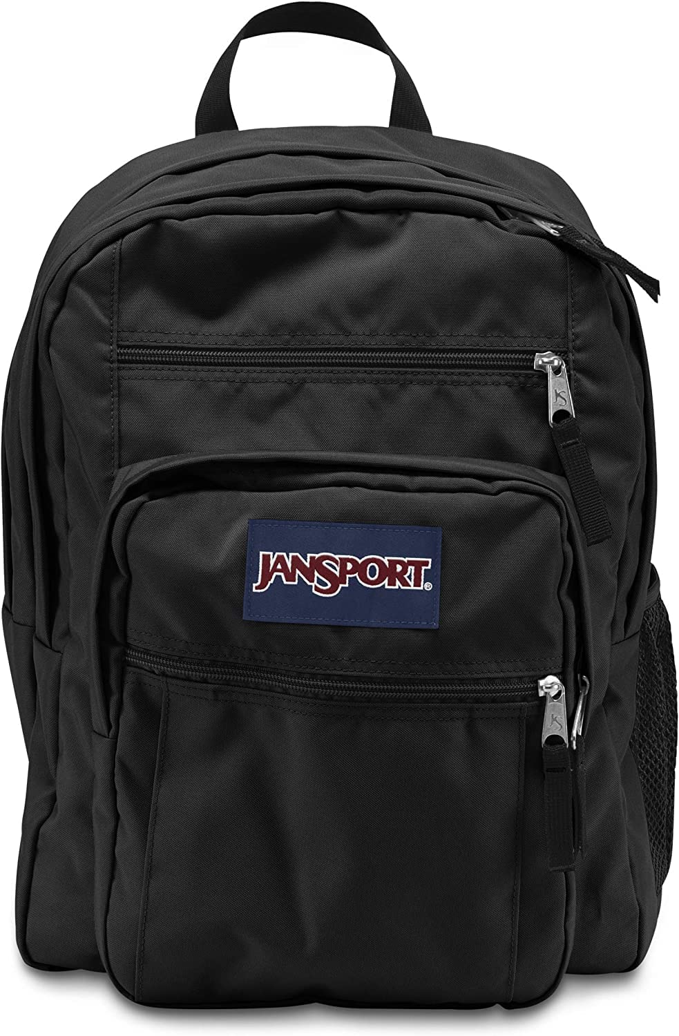 Big Student Backpack - 15-inch Laptop School Pack (Black.)