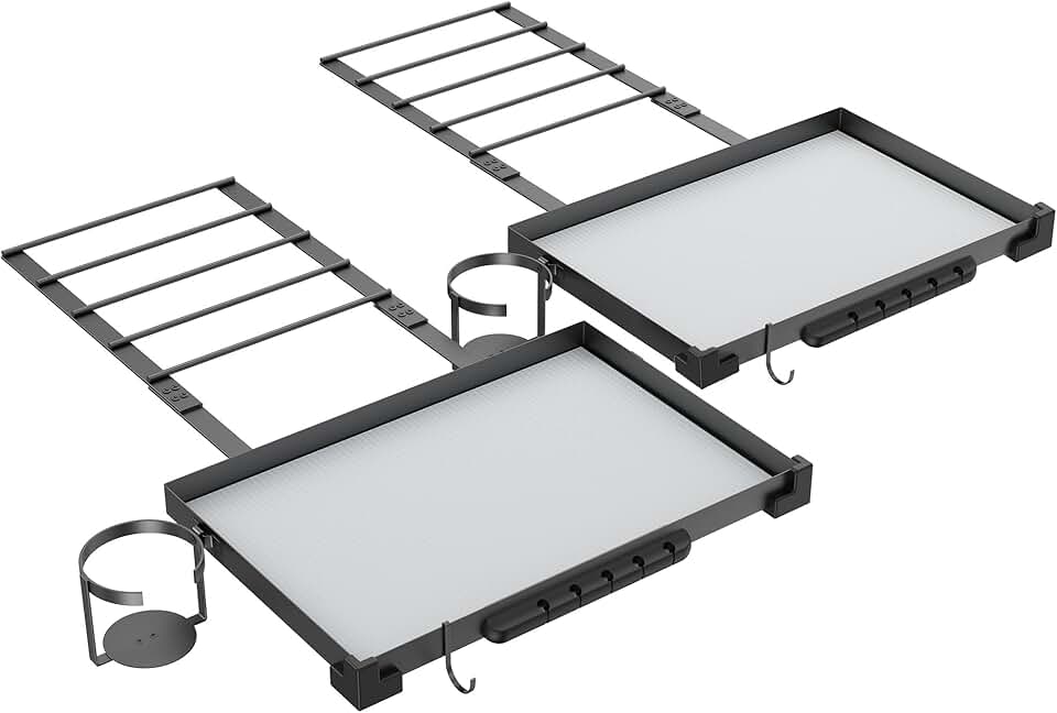 Two bedside shelves for dorm and bunk beds